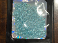 Teal GLAM Micro Pearls (Iridescent Finish)