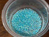 Teal GLAM Micro Pearls (Iridescent Finish)