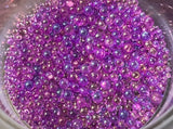 Purple GLAM Micro Pearls (Iridescent Finish)